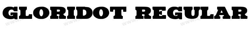 Gloridot Regular字体转换